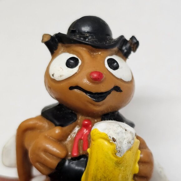 Rare Vintage 70s 4 Lot BULLY Vintage Figures Bee Bienchen The Beehive PVC 2" - Picture 14 of 15